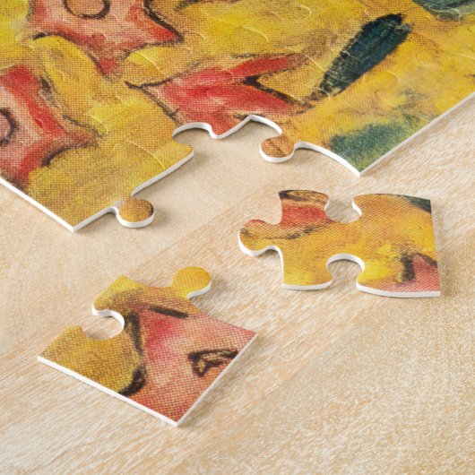 Gustav Klimt - Lady met Fan Legpuzzel (Zijkant)