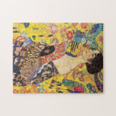 Gustav Klimt Lady met Fan Legpuzzel (Horizontaal)