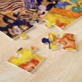 Gustav Klimt Lady met Fan Legpuzzel (Zijkant)
