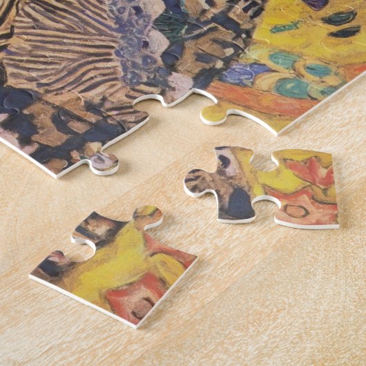 Gustav Klimt-Lady met Fan Legpuzzel (Zijkant)