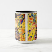 Gustav Klimt Lady met Fan Mok (Midden)