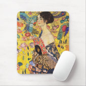 Gustav Klimt Lady met Fan Muismat (Met muis)