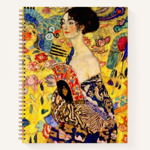 Gustav Klimt Lady met Fan Notitieboek