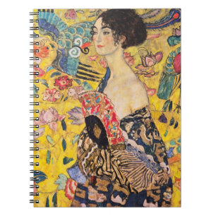 Gustav Klimt - Lady met Fan Notitieboek