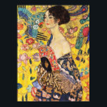 Gustav Klimt Lady met Fan Poster<br><div class="desc">Gustav Klimt Lady met Poster van een ventilator</div>