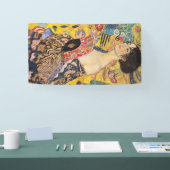 Gustav Klimt - Lady met Fan Spandoek (Beurs)