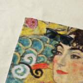 Gustav Klimt Lady met Fan Strandlaken (In situ)