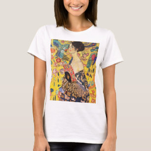 Gustav Klimt Lady met Fan T-shirt