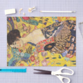 Gustav Klimt Lady met Fan Tissuepapier (Craft)