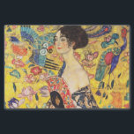 Gustav Klimt Lady met Fan Tissuepapier<br><div class="desc">Gustav Klimt Lady met Fan</div>