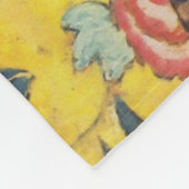 Gustav Klimt Lady met nieuwe Fan Art-indeling Fleece Deken (Hoek)