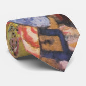 Gustav Klimt Lady met nieuwe Fan Art-indeling Stropdas (Opgerold)