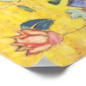 Gustav Klimt - Lady met Poster voor reproductie va (Hoek)