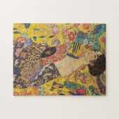 Gustav Klimt - Lady with Fan Legpuzzel (Horizontaal)
