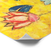 Gustav Klimt Lady With Fan Poster (Hoek)