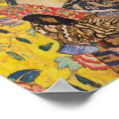 Gustav Klimt - Lady with Fan Poster (Hoek)