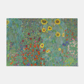 Gustav Klimt - Landelijke tuin met zonnebloemen Deurmat (Voorkant)