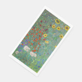 Gustav Klimt - Landelijke tuin met zonnebloemen Servet (Hoek)