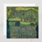 Gustav Klimt - Landenhuis van Attersee Bedankkaart (Voorkant / Achterkant)