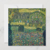 Gustav Klimt - Landenhuis van Attersee Bedankkaart (Voorkant)