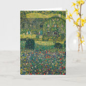 Gustav Klimt - Landenhuis van Attersee Kaart (Gele Bloem)