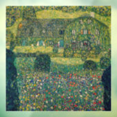 Gustav Klimt - Landenhuis van Attersee Raamsticker (Vel 3)