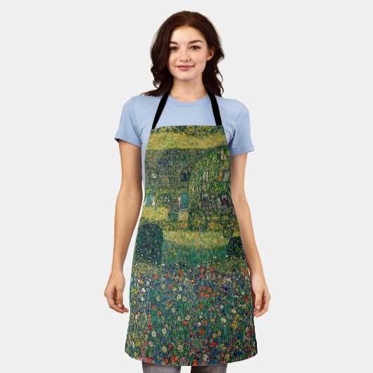 Gustav Klimt - Landenhuis van Attersee Schort (Gedragen)