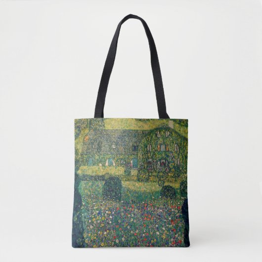 Gustav Klimt - Landenhuis van Attersee Tote Bag (Voorkant)
