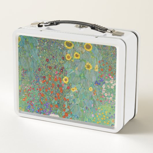 Gustav Klimt - Landentuin met zonnebloemen (Achterkant)