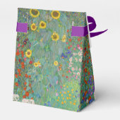 Gustav Klimt - Landentuin met zonnebloemen Bedankdoosjes (Achterkant)
