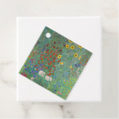 Gustav Klimt - Landentuin met zonnebloemen Bedankjes Labels (In situ)