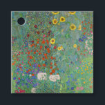 Gustav Klimt - Landentuin met zonnebloemen Bedankjes Labels<br><div class="desc">Landtuin met zonnebloemen / Boerderijen tuin met zonnebloemen - Gustav Klimt in 1905-1906</div>