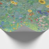 Gustav Klimt - Landentuin met zonnebloemen Cadeaupapier (Hoek)