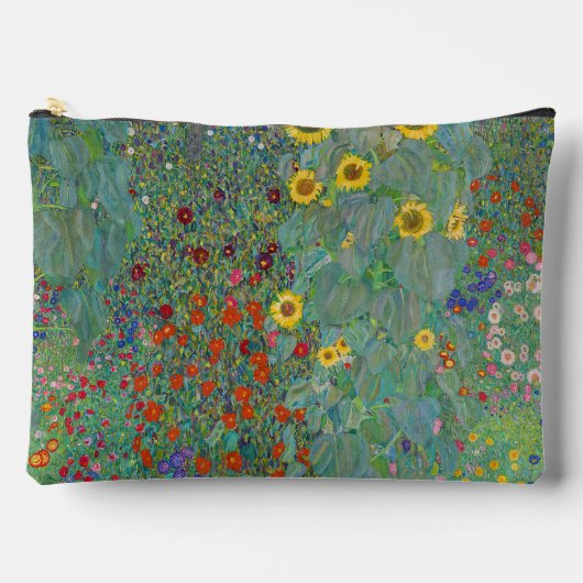 Gustav Klimt - Landentuin met zonnebloemen Etui (Voorkant)