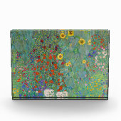 Gustav Klimt - Landentuin met zonnebloemen Fotoblokken (Voorkant)