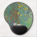 Gustav Klimt - Landentuin met zonnebloemen Gel Muismat<br><div class="desc">Landtuin met zonnebloemen / Boerderijen tuin met zonnebloemen - Gustav Klimt in 1905-1906</div>