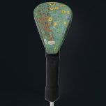 Gustav Klimt - Landentuin met zonnebloemen Golfheadcover<br><div class="desc">Landtuin met zonnebloemen / Boerderijen tuin met zonnebloemen - Gustav Klimt in 1905-1906</div>