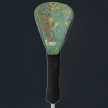Gustav Klimt - Landentuin met zonnebloemen Golfheadcover<br><div class="desc">Landtuin met zonnebloemen / Boerderijen tuin met zonnebloemen - Gustav Klimt in 1905-1906</div>