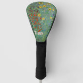 Gustav Klimt - Landentuin met zonnebloemen Golfheadcover (Voorkant)