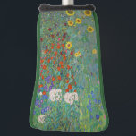 Gustav Klimt - Landentuin met zonnebloemen Golfheadcover<br><div class="desc">Landtuin met zonnebloemen / Boerderijen tuin met zonnebloemen - Gustav Klimt in 1905-1906</div>