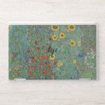 Gustav Klimt - Landentuin met zonnebloemen HP Laptopsticker<br><div class="desc">Landtuin met zonnebloemen / Boerderijen tuin met zonnebloemen - Gustav Klimt in 1905-1906</div>