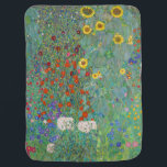Gustav Klimt - Landentuin met zonnebloemen Inbakerdoek<br><div class="desc">Landtuin met zonnebloemen / Boerderijen tuin met zonnebloemen - Gustav Klimt in 1905-1906</div>