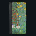 Gustav Klimt - Landentuin met zonnebloemen iPhone 8/7 Portemonnee Hoesje<br><div class="desc">Landtuin met zonnebloemen / Boerderijen tuin met zonnebloemen - Gustav Klimt in 1905-1906</div>