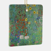 Gustav Klimt - Landentuin met zonnebloemen Keramisch Ornament (Rechts)