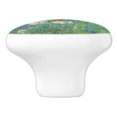 Gustav Klimt - Landentuin met zonnebloemen Keramische Knop (Zijkant)