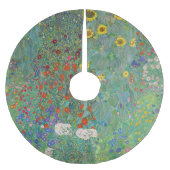 Gustav Klimt - Landentuin met zonnebloemen Kerstboom Rok (Voorkant)
