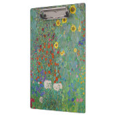 Gustav Klimt - Landentuin met zonnebloemen Klembord (Links)