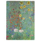 Gustav Klimt - Landentuin met zonnebloemen Klembord (Achterkant)