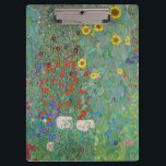 Gustav Klimt - Landentuin met zonnebloemen Klembord<br><div class="desc">Landtuin met zonnebloemen / Boerderijen tuin met zonnebloemen - Gustav Klimt in 1905-1906</div>