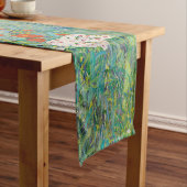 Gustav Klimt - Landentuin met zonnebloemen Korte Tafelloper (Voorbeeld)